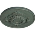 thumbnail image 3 of Ekena Millwork 13 3/4"OD x 1"P Monique Ceiling Medallion (Fits Canopies up to 3 3/4"), Hand-Painted Cloud Burst Crackle, 3 of 6