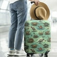 thumbnail image 2 of Colorful Dinosaurs Scientific Name Pattern Luggage Cover Fashion Suitcase Cover Baggage Covers Fit 25-28 Inch Luggage (Go Travel), 2 of 5