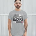 thumbnail image 3 of Tee Hunt Oldometer 49-50 T-Shirt 50th Anniversary Funny Odometer Men's Tee, Gray, 5X-Large, 3 of 5