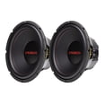 thumbnail image 1 of Crunch CRW12D4 12 In 4 Ohm Dual Voice Coil Car Subwoofer Speakers (2 Pack), 1 of 7