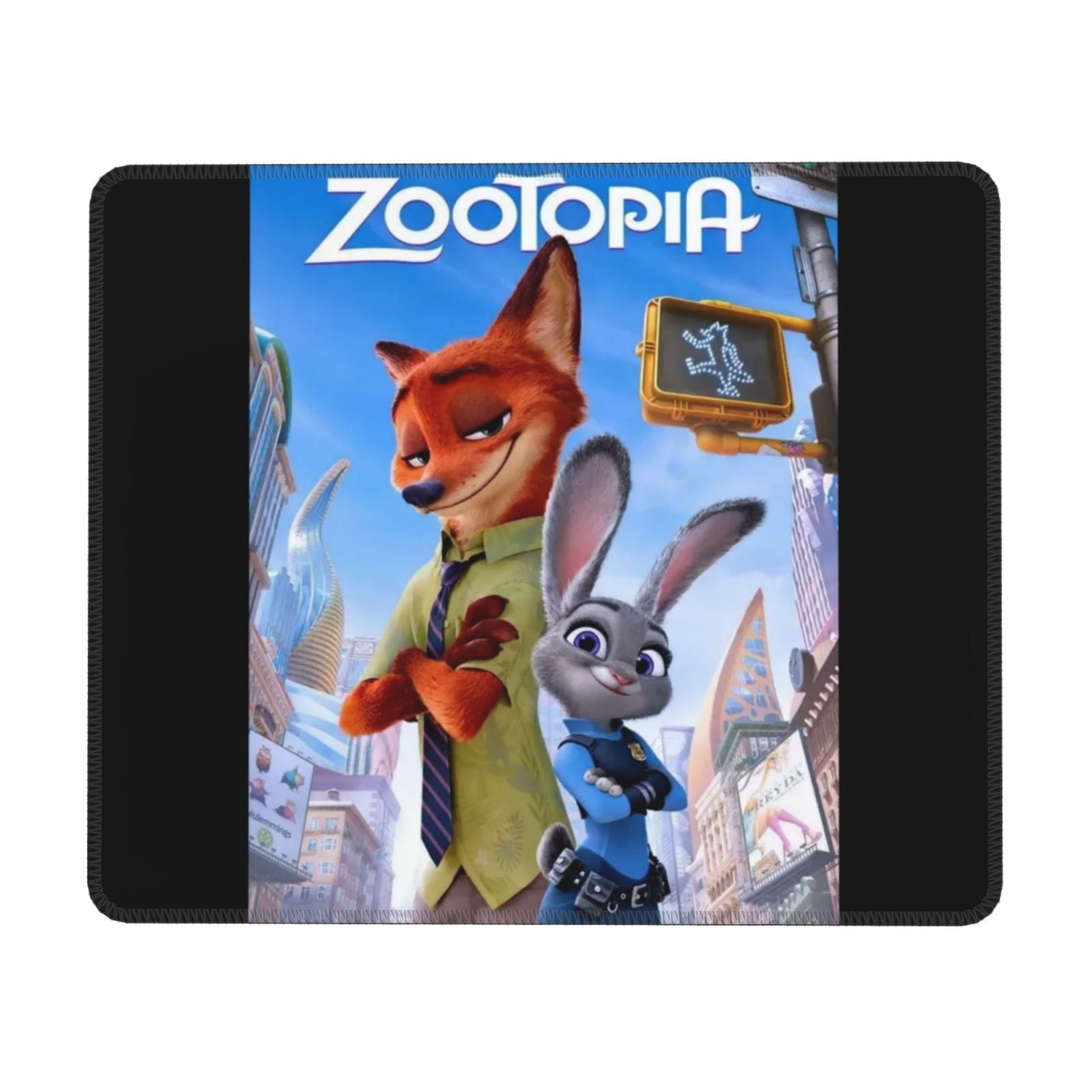 Zootopia Raton Es Alfombrilla de ratón con borde de goma y bloqueo de Zootopia, para ...