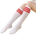 thumbnail image 1 of Qarigey 3 pares de calcetines hasta la rodilla para mujer, transpirabilidad, únicos, cómodos, versátiles, estilo pijo, calcetín, botas, manguera, Medias Tipo15, 1 of 6