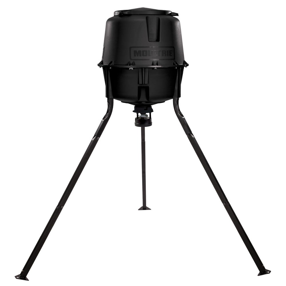 Moultrie 30 Gallon Hopper Hunting Tripod Deer Feeder Standard with
