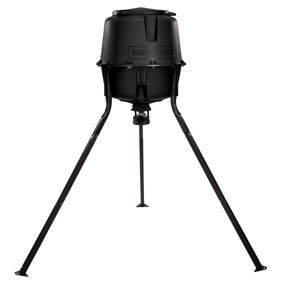 Mossy Oak Gamekeeper 200lb Capacity Steel Deer Feeder Walmart Com