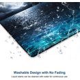 thumbnail image 3 of Mouse Pad, Blue Ccean Moon Mouse Pad, Premium-Textured Mousepad Square Waterproof Mouse Mat Non-Slip Rubber Base Mouse Pads for Wireless Mouse Office Laptop 9.5"x7.9"x0.12" Inch, 3 of 13