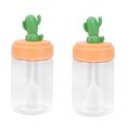 thumbnail image 1 of 2Pcs Spice Jars with Spoon Adorable Cactus-shaped Seasoning Jar Glass Spice Jars, 1 of 5