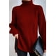 thumbnail image 3 of Suéter europeo y americano de cuello alto, suéter casual simple y puro, suéter medio largo, 3 of 6