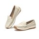 thumbnail image 1 of Zapatos COOL COSER C Mocasines anchos de enfermera para mujer, color beige, talla 7, 1 of 6