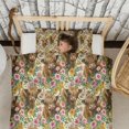 thumbnail image 3 of Sunflower and Highland Cow Duvet Cover and Pillowcase Set for Single Bedding, Bedroom Accessories for Kids Teens, 3 of 5