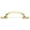 Gold, variant on Traditional 4 3/4" Center Arch Pull, Antique English Matte