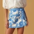 thumbnail image 2 of Falda Talakeno con estampado floral, minifalda de playa de verano para mujer, 2 of 7