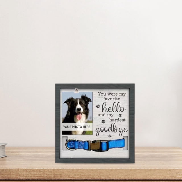 Pet Memorial Picture Frame Remembrance Cat Memorial Regalo Madre de de madera MARCO de FOTRA de PAR