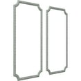 thumbnail image 2 of Ekena Millwork 31"W x 62"H Sussex Floral Panel Moulding Kit (Double Panel), 2 of 10