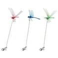 thumbnail image 2 of 3 Pack Dragon Fly Clips for Bugs Repellent, Outdoor Dragonfly Clips to Keep Bugs Away, Clip on Dragonfly Garden Decor Flying Butterflies Decorations Fake Flies Metal Dragon Moving Yard Ornaments Hat, 2 of 6
