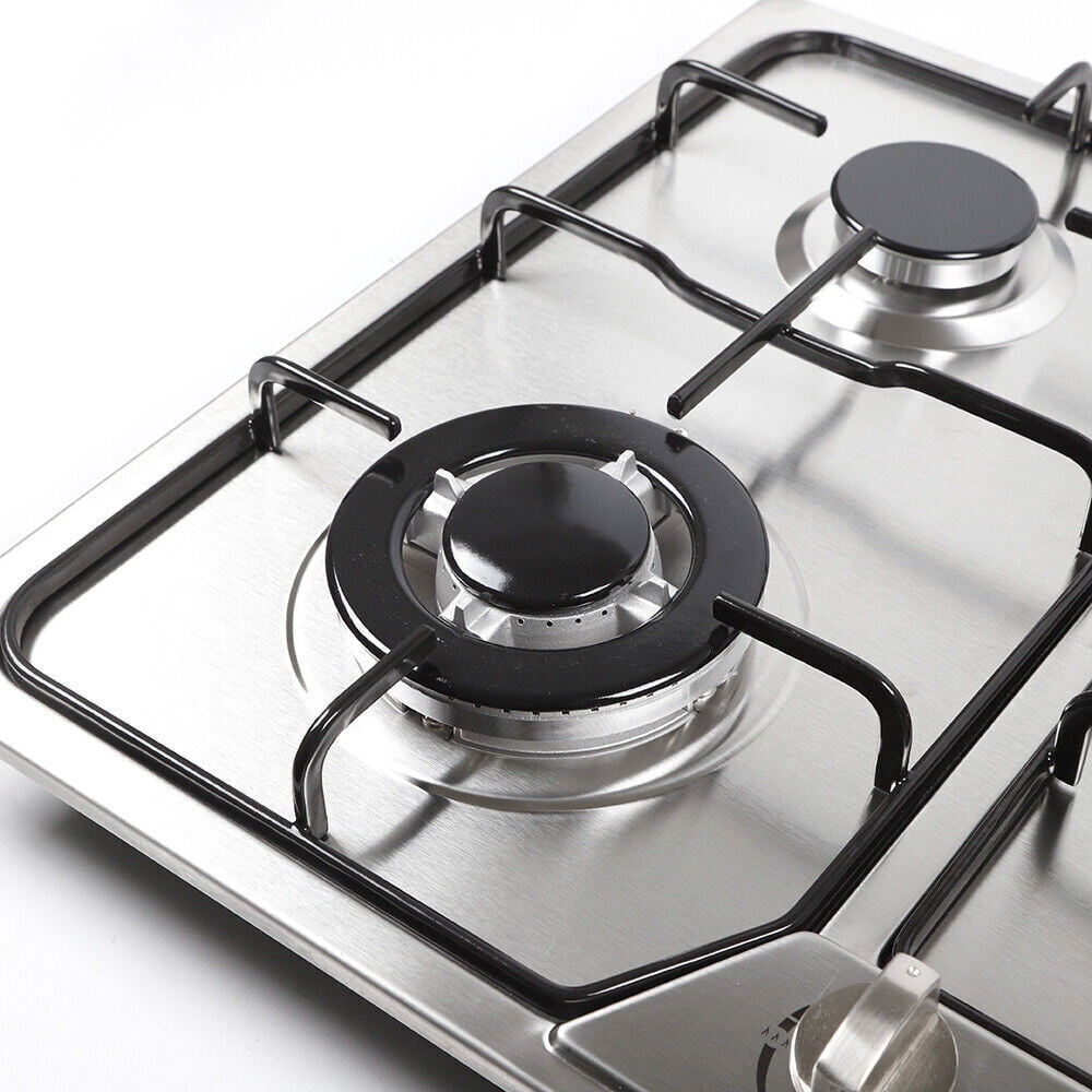 TOOL1SHOoo 5 Burners Built in Gas Cooktop Stainless Steel Stove NG/LPG Gas Hob Cooktop