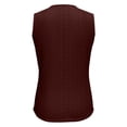 thumbnail image 6 of Bainana Women T Shirt Solid Color Sleeveless Crew Neck Basic Tee Comfortable Loose Fit Female Street Casual Wear Tops Clothes Size S, 6 of 6