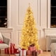 thumbnail image 2 of Costway Árbol de Navidad de oropel plateado artificial preiluminado de 180 cm con 790 puntas de ramas y 300 luces LED, 2 of 4