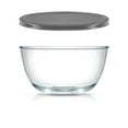 thumbnail image 3 of JoyJolt JoyFul by  Set of 4 Glass Mixing Bowls With Lids - 16.5 oz, 33.5 oz, 50.5oz, 67.5oz Grey, 3 of 9
