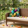 thumbnail image 7 of Uutvery Easter Bunny Print Pillowcase, Machine Washable Polyester Pillow Cover, Fade Resistant Indoor Outdoor Decor, Holiday Home Decor For Sofa Bed Chair, 7 of 7