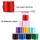 thumbnail image 5 of Cuerdas para pulseras, hilo de algodón multicolor, hilo de nailon trenzado, 10 rollos de cuerda de nailon para pulseras, collares, cadenas de joyería, bricolaje, perla, aproximadamente 10, 5 of 7