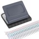 thumbnail image 1 of 10 Hole Punch Binding Machine for Planners, with 10 Multi-Color Binder Rings, 30 Holes on A4, 20 Holes on A5 White, 1 of 5