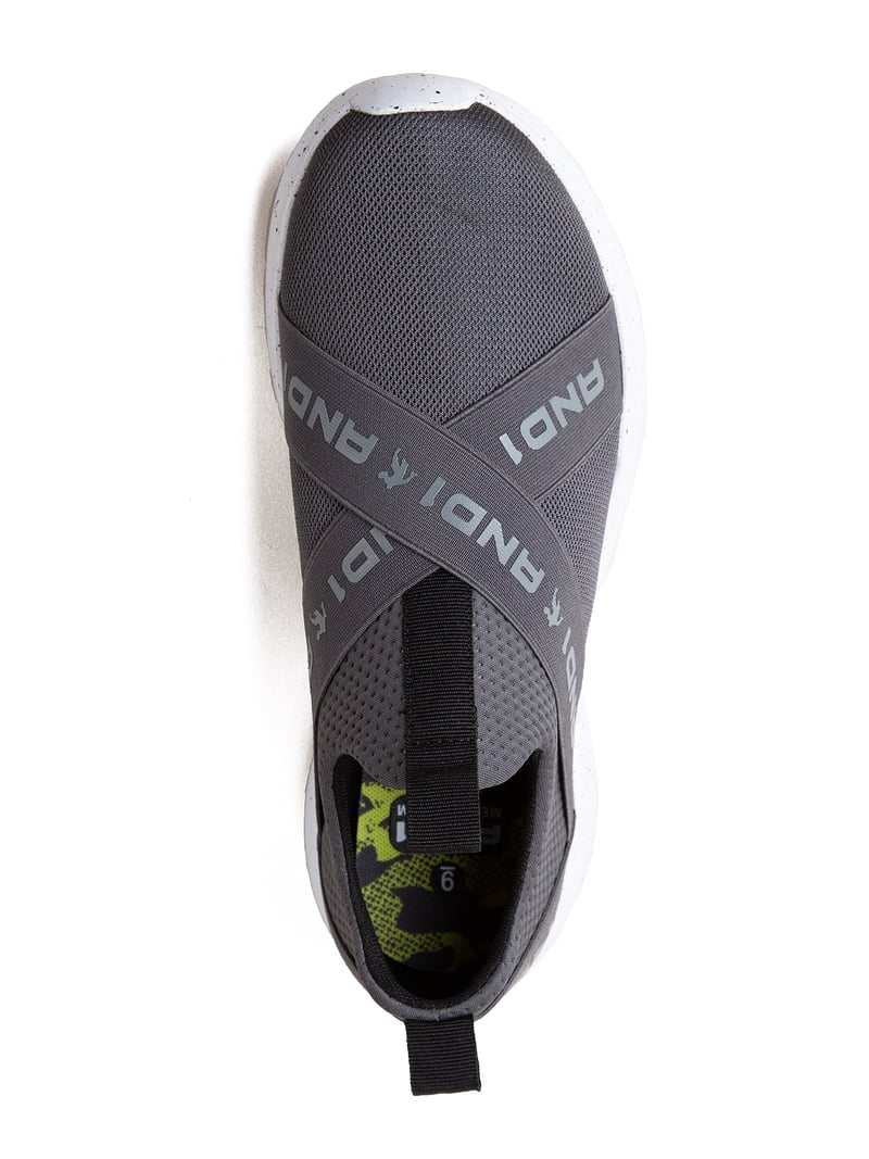 AND1 men's Pivot Slip-on Sneaker Mesh Upper Memory Foam Sole