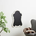 thumbnail image 2 of DecMode White Wood Arched Scrolled Chalkboard Sign Wall Decor, 2 of 14