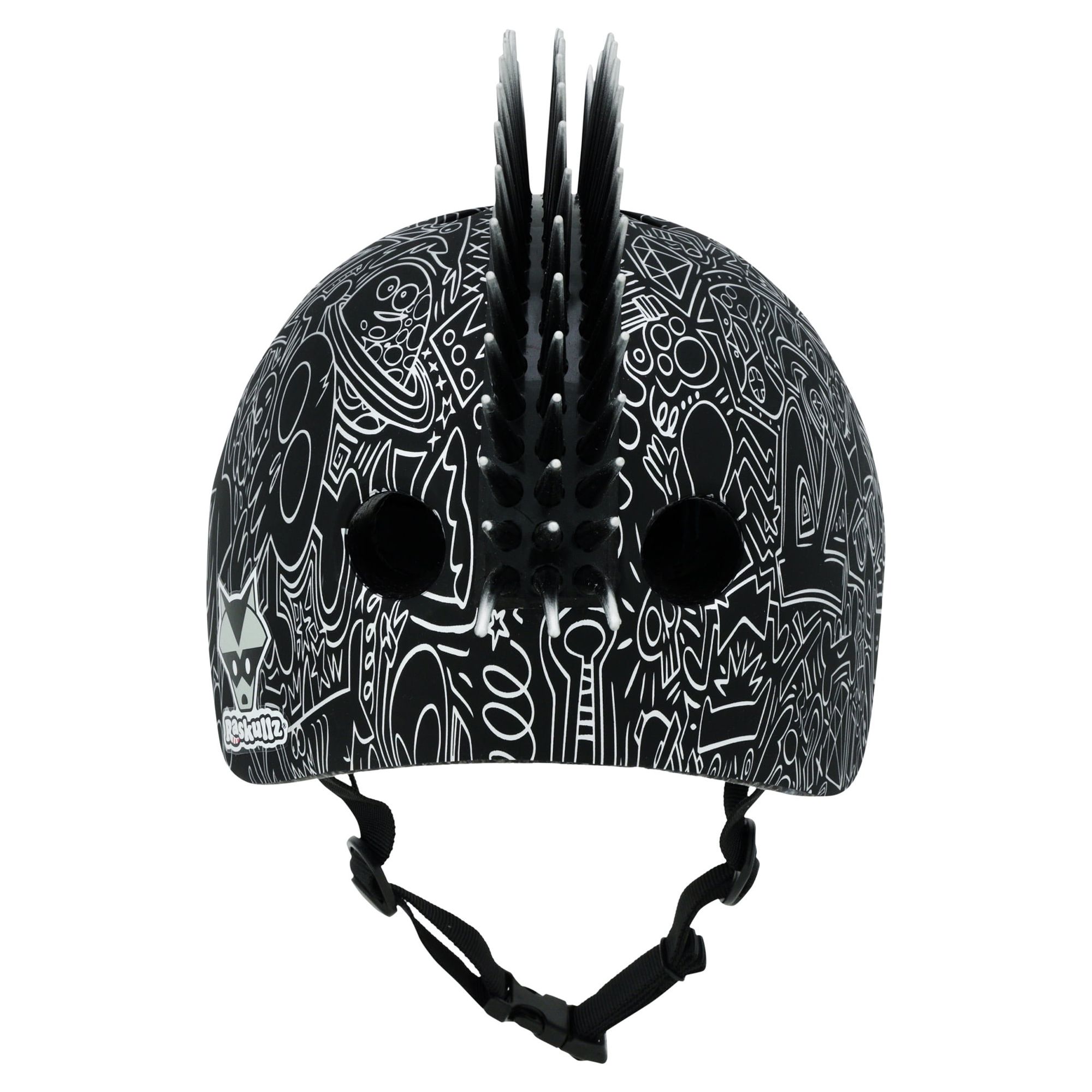 RASKULLZ DOODLE BLACK CHILD HELMET