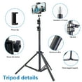 thumbnail image 2 of UEGOGO Adjustable 63" Metal Photography Tripod Stand With Accessories, 2 of 6