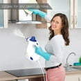 thumbnail image 4 of Comforday Multi-Purpose Steam Cleaner, Handheld pressurized portable steam cleaner with child lock function and 9-piece accessories (White And Blue Color), 4 of 7