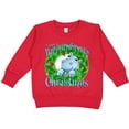 thumbnail image 2 of Inktastic I Want a Hippopotamus for Christmas Toddler Sweatshirt, 2 of 4