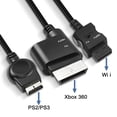 thumbnail image 4 of KSRplayer Cable RCA Componente 3 en 1 para PS2/PS3, Xbox 360 y Wii – Adaptador YPbPr HDTV/EDTV AV – 1.8 M (6 Ft), 4 of 7