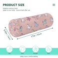 thumbnail image 3 of Cylindrical Pillow Decorative Neck Roll Pillow with Removable Washable Cover Roll Pillow for Knee Leg Neck Cute Various Poses Unicorns, 3 of 7