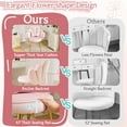 thumbnail image 6 of Ktaxon Vanity Makeup Chair Comfy Accent Chair Small Office Chair with Flower Back and Lumbar Pillow for Living Dining Room Bedroom Home Office Velvet Pink, 6 of 9