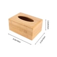 thumbnail image 2 of 1 caja de pañuelos de madera para almacenamiento de cocina., 2 of 3