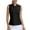 Black-2, variant on MoFiz Women Sleeveless Golf Polo Shirts Lightweight UPF 50+ Sports Athletic Tank Tops for Casual Tennis