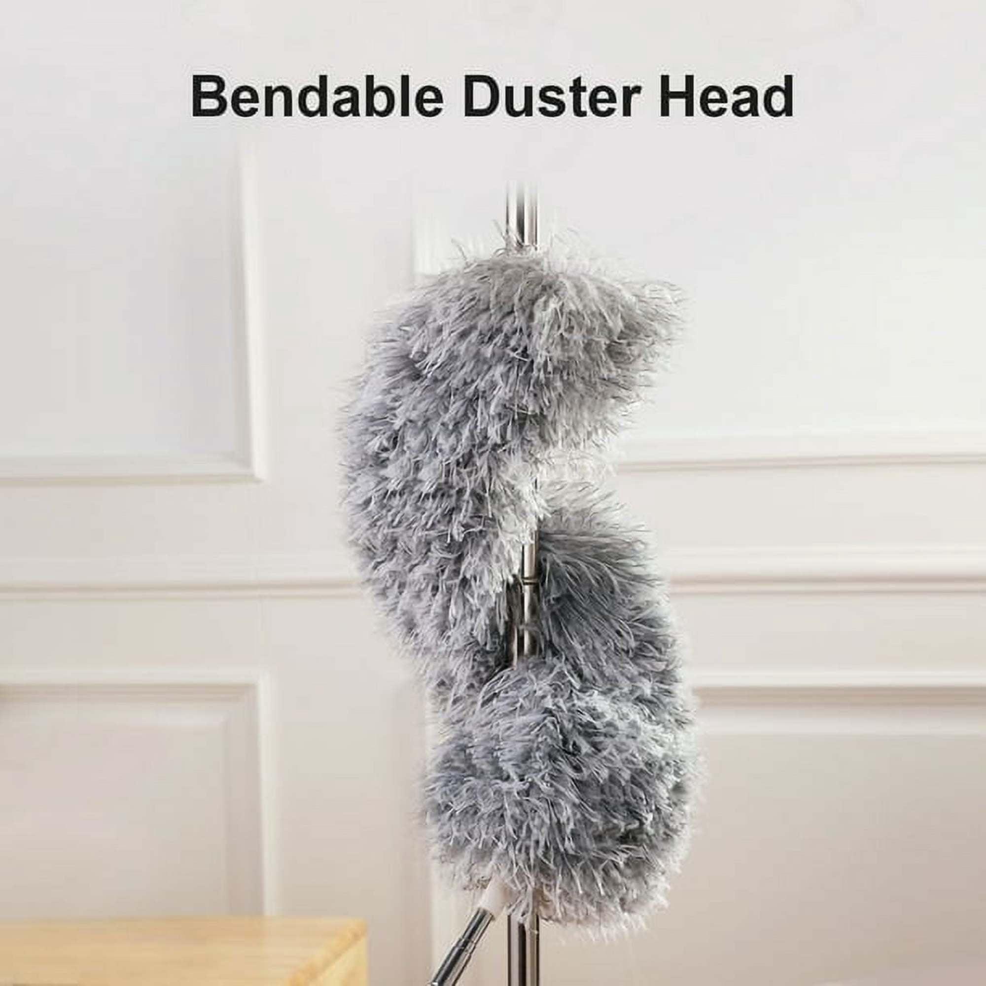 Dusters for Cleaning Duster with Extension Pole Bendable Head Long 31"-97" Handle for Cleaning Ceiling Fan, High Ceiling, Blinds, Furniture