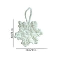 thumbnail image 6 of KOYPTL Crochet Christmas Tree Decorations for Home Decor Handmade Fabric Snowflakes Santa Sweater Tree Stocking Christmas Pendant,Christmas Hanging Ornament for Xmas Tree Holiday Decor Xmas Gifts, 6 of 6
