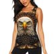 thumbnail image 1 of Fotbe Vintage Pattern Bald Eagle Blusas Sin Mangas para Mujer – Estilo Casual, Corte Suelto, Slim-Fit, Cuello Redondo Deportivo, Tops de Verano para Gimnasio y Yoga-Large, 1 of 7