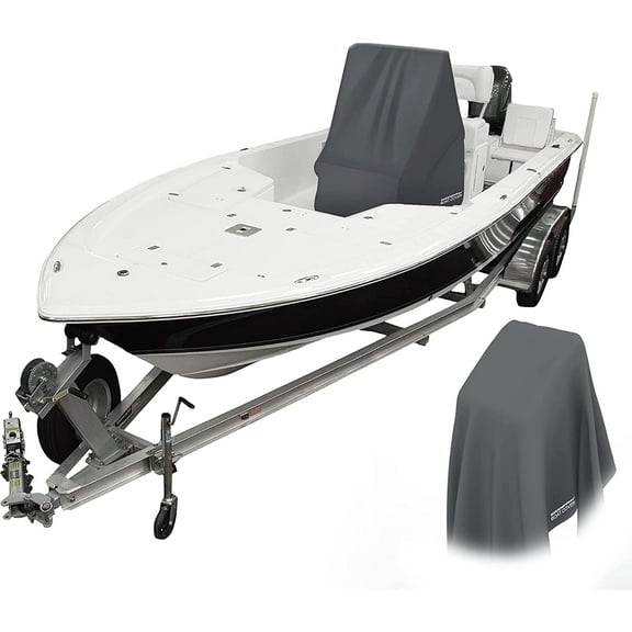 GOODSMANN Boat Center Console Cover 600D Heavy Duty Fits Console Models Up to 58'' Height, 45'' Length, 34'' Width ‎9411-21101-01A