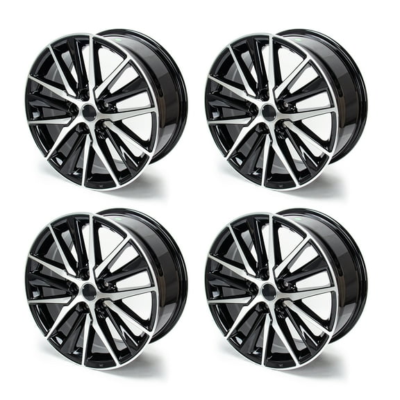 4-Pack Brand New 5-Lug 18''X 8'' Wheel Replacement Wheel Rim Black for Toyota Camry 2021 2022 2023