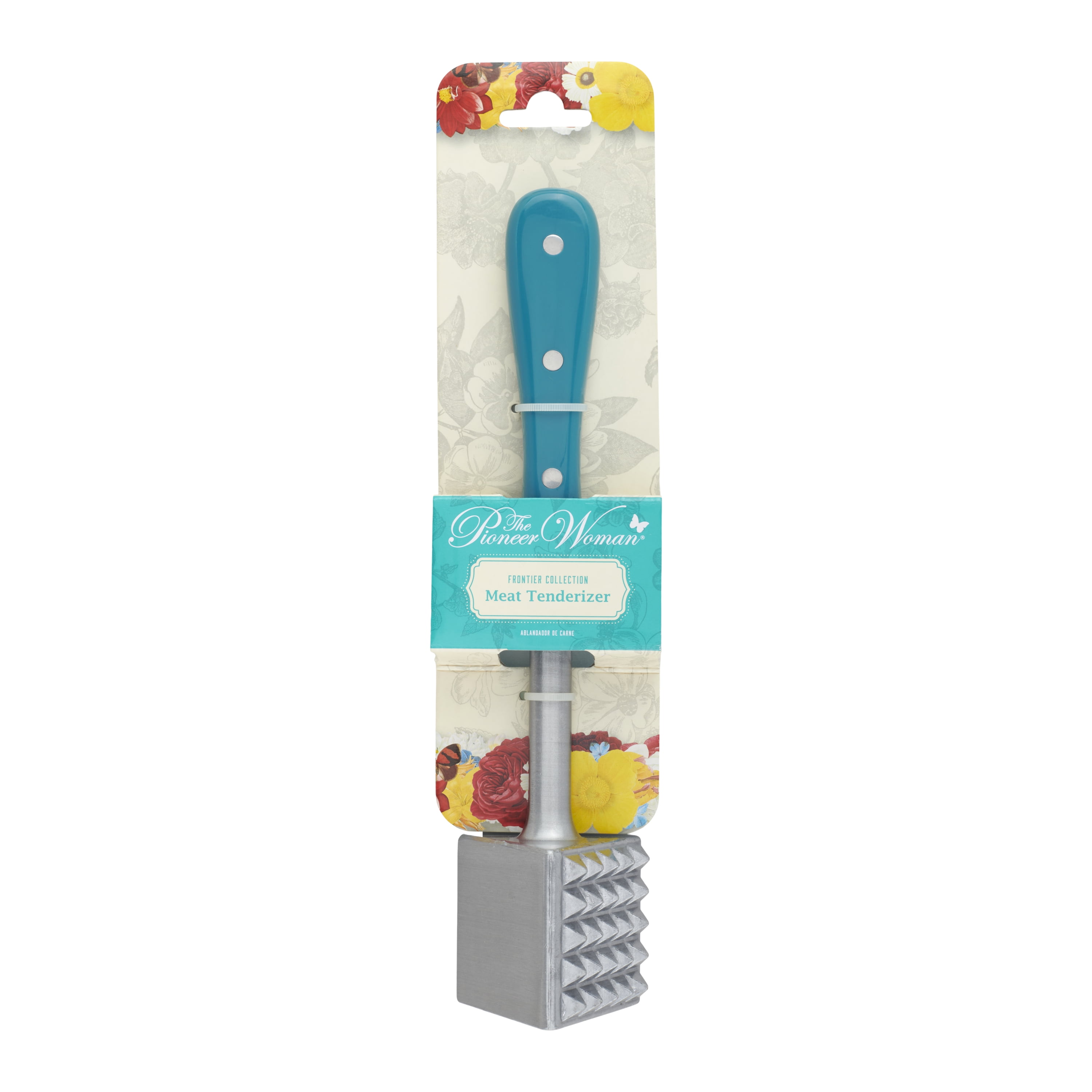 The Pioneer Woman Frontier Collection Meat Tenderizer, Deep Teal