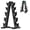 Maximum load 300lb, Black, variant on HANDBODE Dumbbell Rack Stand for 5 Pairs, A-Frame Weight Storage Organizer for Home Gym