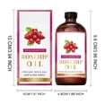 thumbnail image 3 of Rosehip Oil For Face Natural Rosehip Oil Cold Unrefined Facial Oil For Opposition-Aging Scar Moisturizing Hair Care Deep And Lasting Moisturizing Deep 120ml, 3 of 8