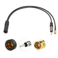 thumbnail image 2 of DAB + FM / AM Radio De Coche Activo Antena Aérea Adaptador Divisor SMB Cable DIN Sunnimix Antena de radio de coche FM AM, 2 of 7