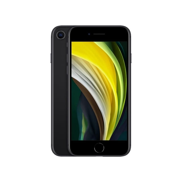 Reacondicionado Apple iPhone SE (2nd Gen) A2275 (Totalmente desbloqueado) 64GB Negro (Grado A)
