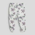 thumbnail image 3 of Chick Pea Baby Girl 3 PC Footed Pant Set, Sizes Newborn-9 Months, 3 of 7