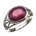 thumbnail image 1 of Natural Certified 4.50 Carat Pink Ruby Handmade Engagement Statement Ring US7.5, 1 of 3