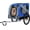 Blue, variant on Large Dog Bike Trailer, Pet Cart Bicycle, All-Terrain Pet Carrier, Cargo Carrier, Durable Steel Frame for Travel, Cycling, Outdoor Adventures