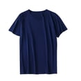 thumbnail image 7 of Taqqpue Men’s V Neck Shirts Casual Solid Color Short Sleeve Gym Athletic T Shirt Fashion Loose Fit Cotton Blouse Workout Bodybuilding Tee Top, 7 of 7